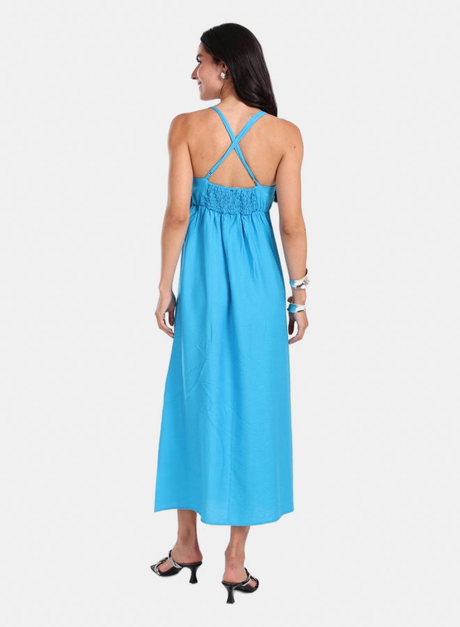 Carina Crisscross Back Midi Dress - Image 3