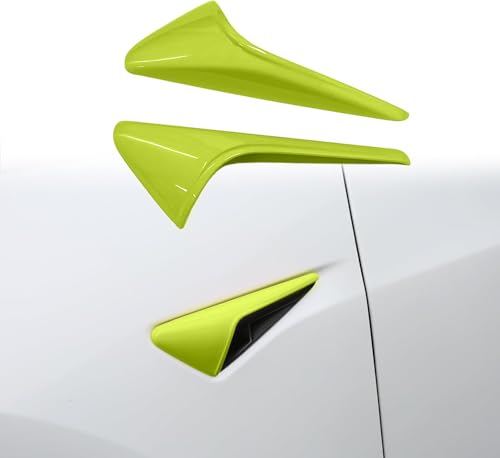 Tesheer for Green Tesla Car Door Handle Covers for 20242025 Model 3 with HW 40 Camera Covers for Model 3 Highland Side Mirror Trim Strips for Tesla Model 3 Accessories Model 3 HW40 Green - Image 3