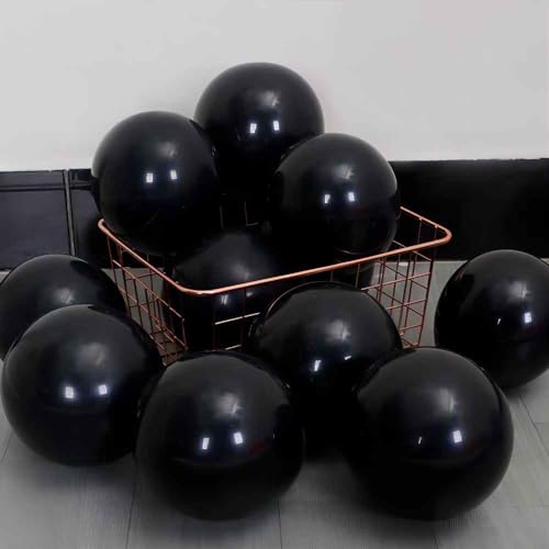 DECGOL Latex Balloons 100Pack Different Sizes 18 12 10 5 Inch Party Balloon Garland Kit Black - Image 5