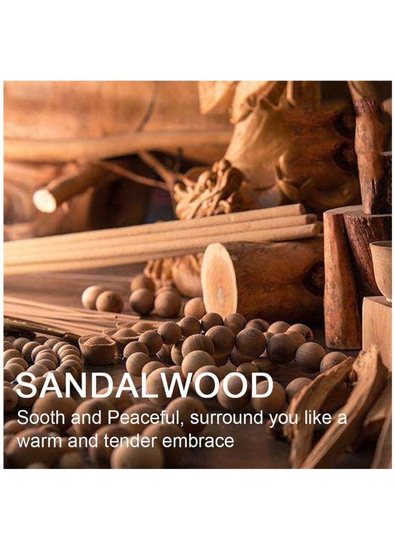 Y&D Sandalwood Hanging Sachet Closet Deodorizer 1 Pack 12 Pcs Scent Drawer Freshener Air Scented for Home Car Long Lasting Sachets Smell Goods - Image 2