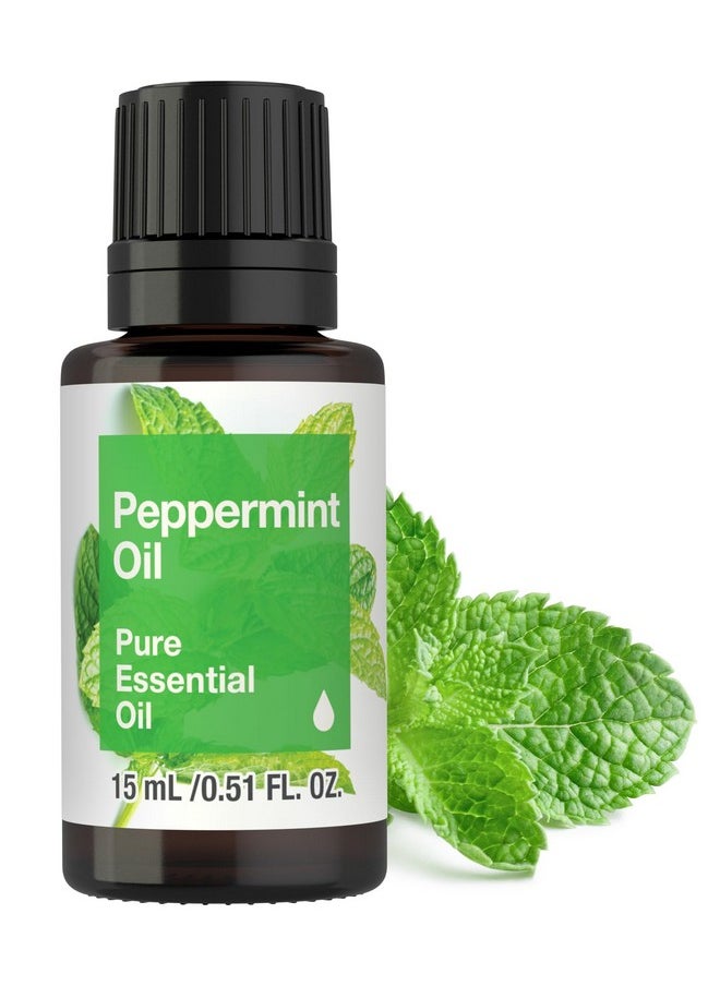 Horbaach Horbäach Peppermint Essential Oil | .51 fl oz (15mL) | for Massage, Bath, Diffuser, Aroma Spray & More  - Image 1