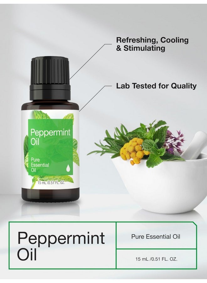 Horbaach Horbäach Peppermint Essential Oil | .51 fl oz (15mL) | for Massage, Bath, Diffuser, Aroma Spray & More  - Image 3