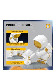 KASTWAVE Astronaut Figures Toys Modern Astronaut Desktop Decor Statue Spaceman Dog Ornament for Car Dashboard Living Room Home Office Gift  - Image 5