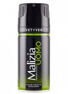 Malizia Malizia Uomo Deo Vetyver Body Spray 150ml (Pack of 6)  - Image 2