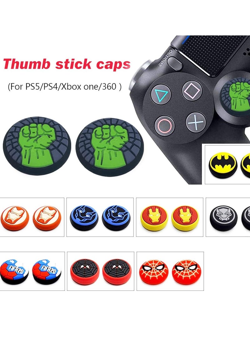 2-Piece Galaxy Thumb Grip Set For PS4/PS5 Controllers  - Image 5