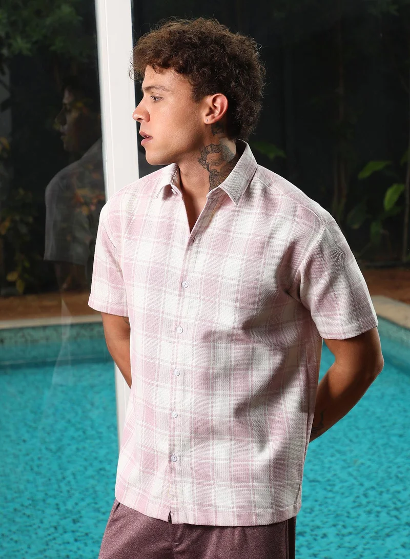 Campus Sutra Buffalo Check Shirt
