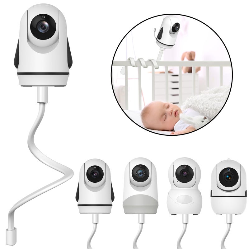 هالو بيبي HelloBaby Monitor Mount for HB6550/HB6339/HB6550pro/HB65/HB40,Universal Monitor Stand for 1/4 Threaded Port,Adjustable Angle Camera Holder,Twist Mount Baby Monitor Bracket,No Tools or Wall Damage - Image 4