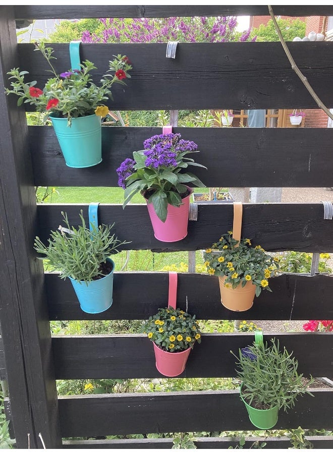 Koopman Hanging Flower Pot Planters – Assorted Stylish Display  - Image 2