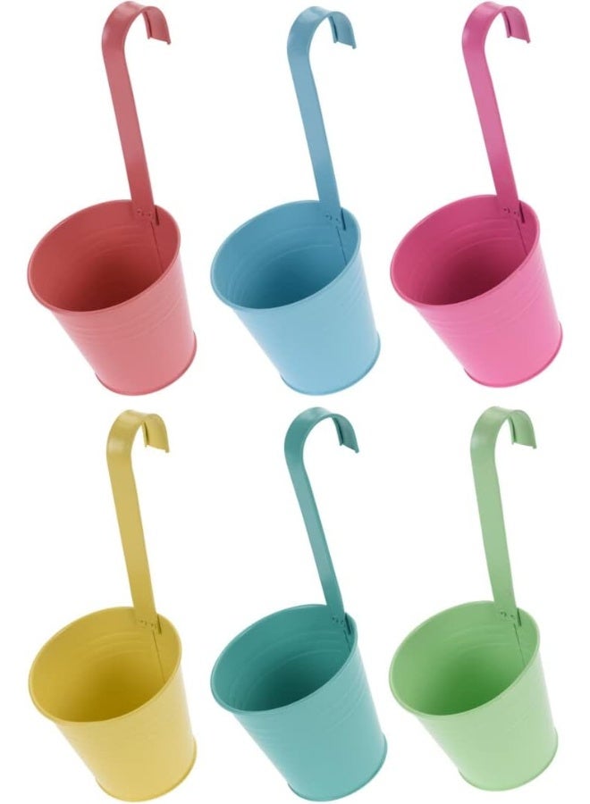Koopman Hanging Flower Pot Planters – Assorted Stylish Display  - Image 3