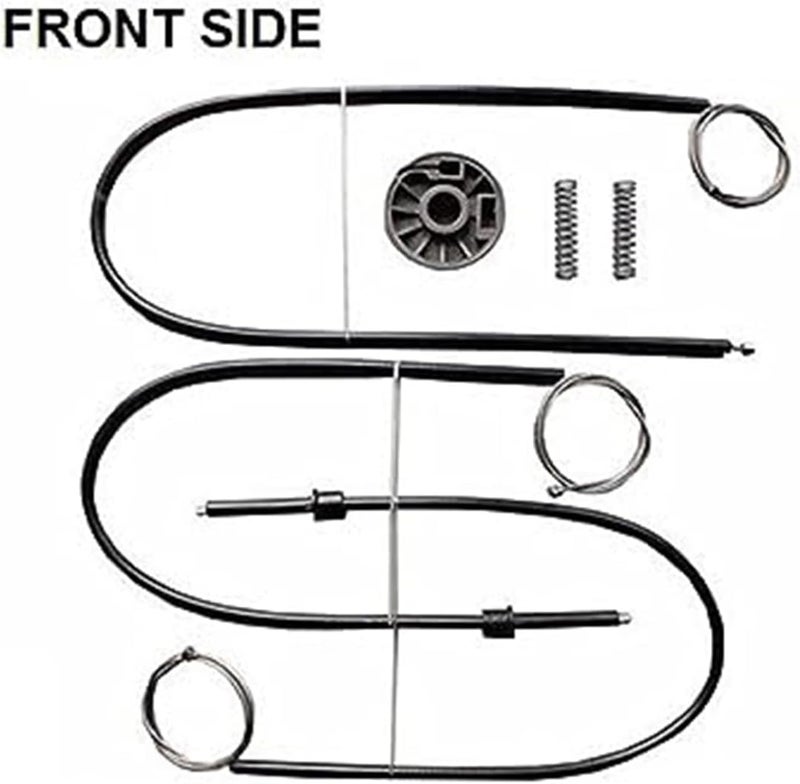 QASULER Window Regulator Repair Kit for Smart Roadster - Image 2