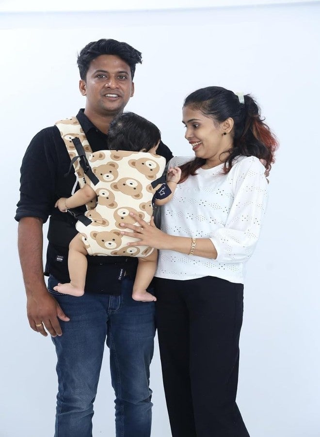 My Giraffe - Skippy - 4 In 1 Baby Carrier With Extra Head Support & Waistband - 3.5 kgs to 20 kgs - 4 Carry postions. (Pink Big RED Hearts),For Baby,Toddler - Image 5