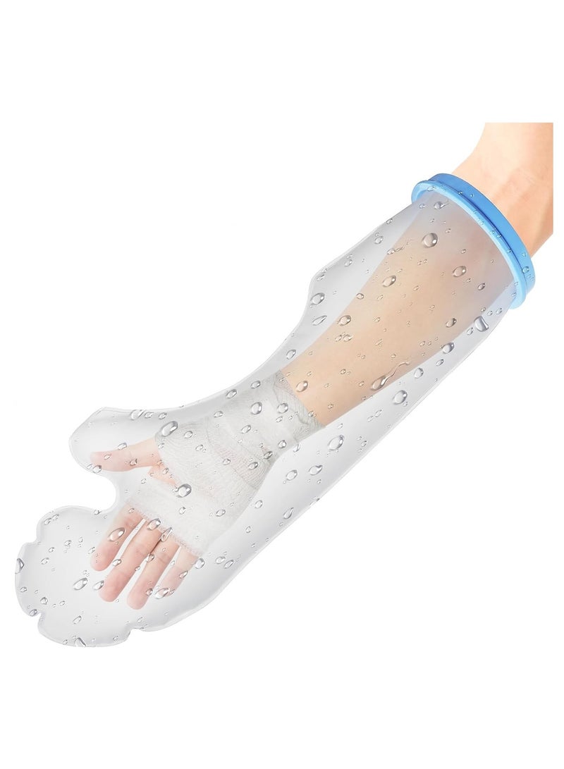 SYOSI Waterproof Arm Cast Cover for Adults - Shower Sleeve for Arm Cast - Watertight Arm Cast Protector for Showering After Surgery - Comfortable and Reusable Arm Cover with Watertight Seal - Image 1
