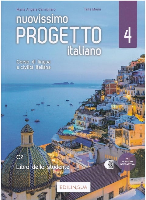 Edizioni Edilingua srlu Nuovissimo Progetto italiano: Libro dello studente + tracce audio (QR-code) + co