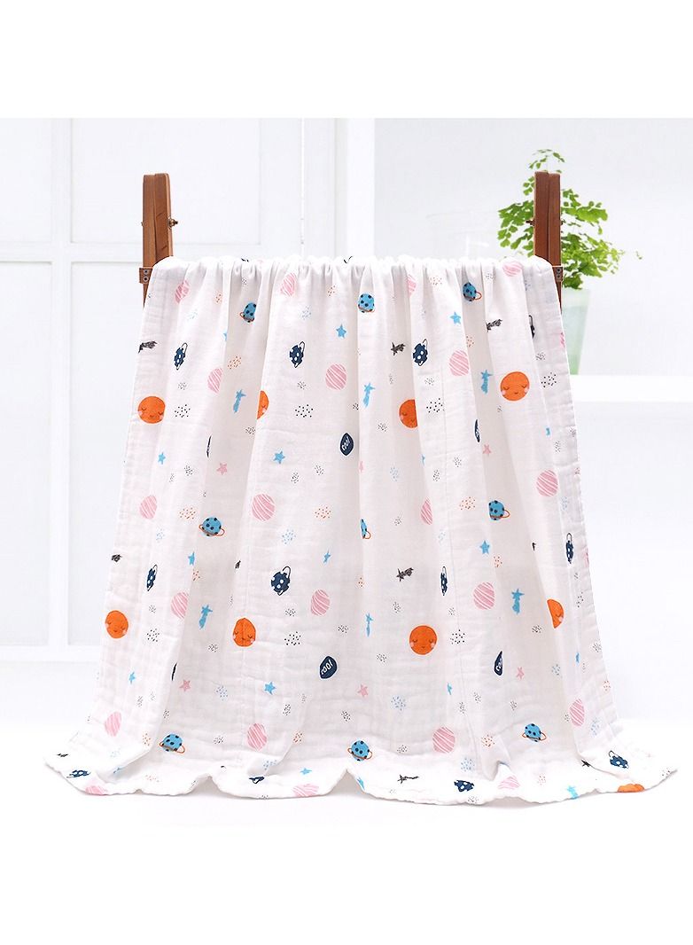 Loquat Pure Cotton Cartoon Printed Bath Towels