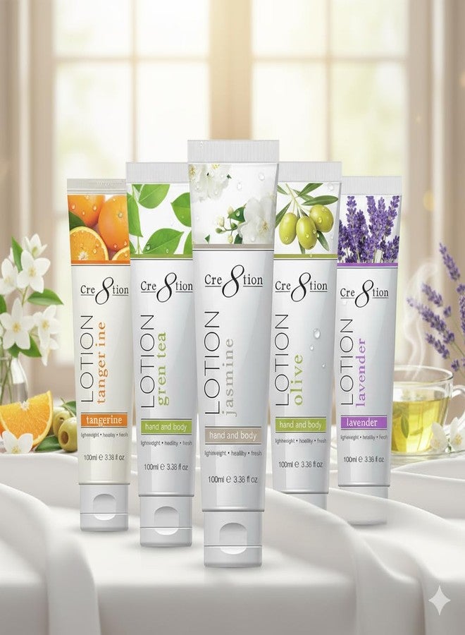 Cre8tion Premium Hand and Body Lotion, Made in Korea (Sample Pack (5 Scents)) - Image 3