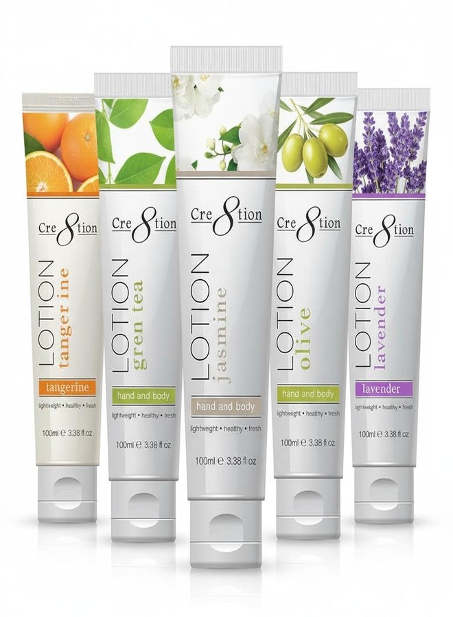 Cre8tion Premium Hand and Body Lotion, Made in Korea (Sample Pack (5 Scents)) - Image 1