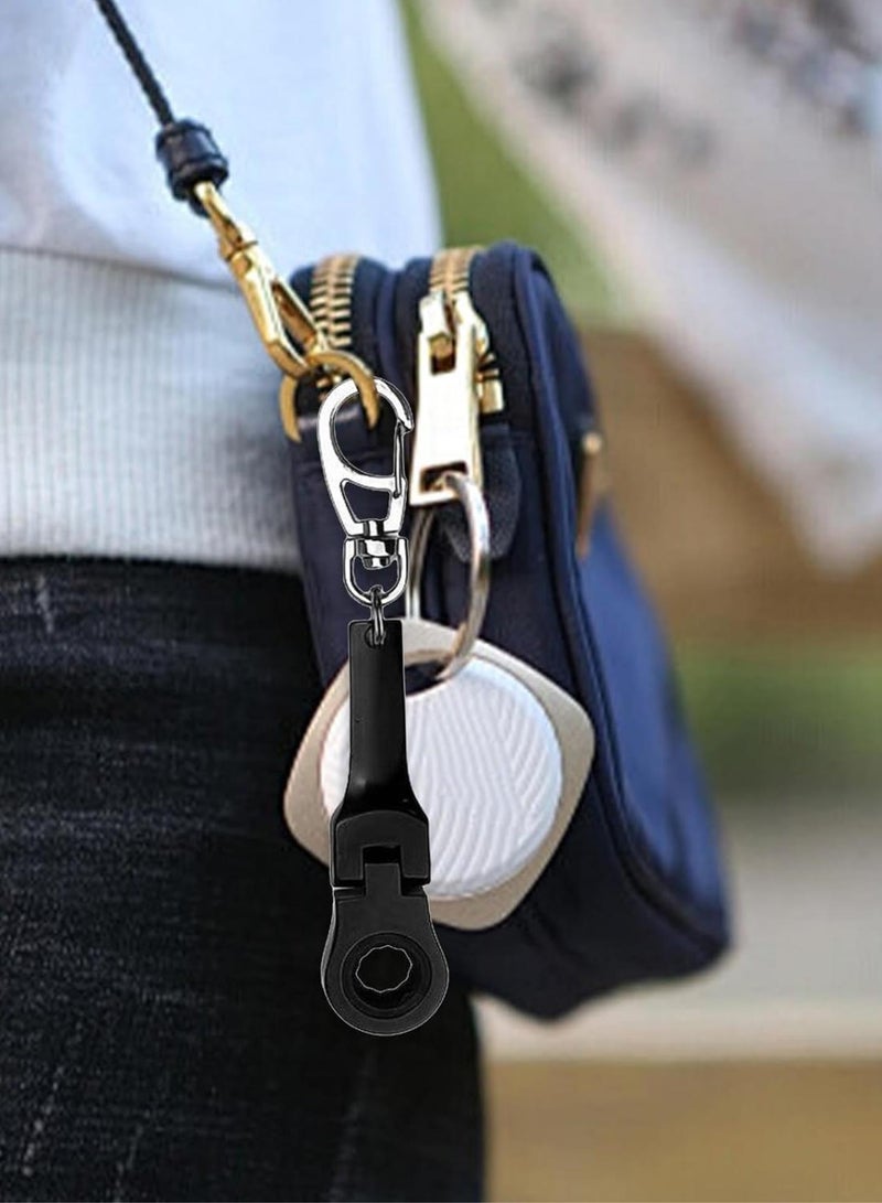 GGOOT Ratchet Wrench Keychain - Wrench with 10mm Ratchet Wrench Key Ring | High Hardness Portable Key Ring Wrench Ratchet Wrench for Auto Repair - Image 3