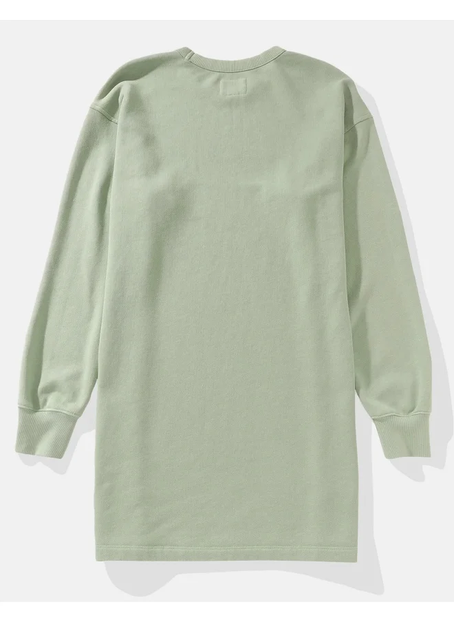 American Eagle Graphic Fleece Dress