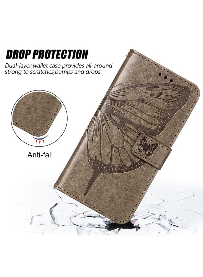 erorex Case For Tecno Pova 4 LG7N Embossed Butterfly Flip Leather Phone Case - Image 5