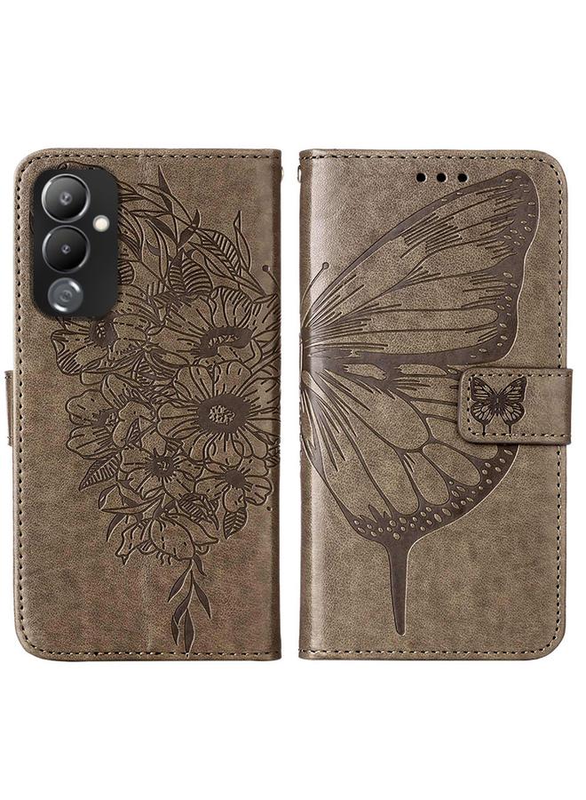 erorex Case For Tecno Pova 4 LG7N Embossed Butterfly Flip Leather Phone Case - Image 2