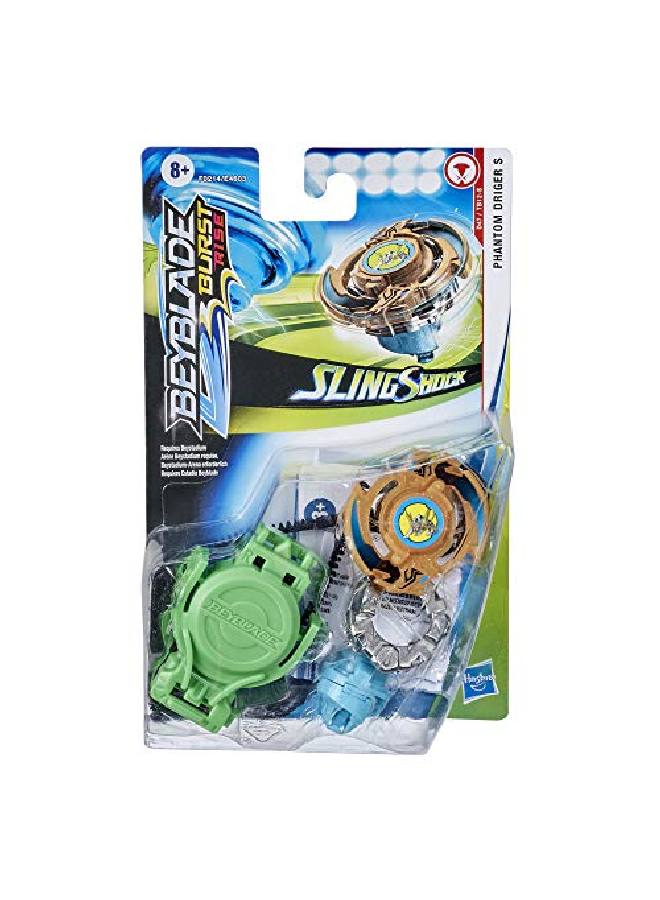 BeyBlade مجموعة ألعاب Burst Rise Slingshock Phantom Driger S Starter Pack Rightspin Battling Top Toy وRight/Leftspin Launcher للأعمار من 8 سنوات فما فوق - Image 2