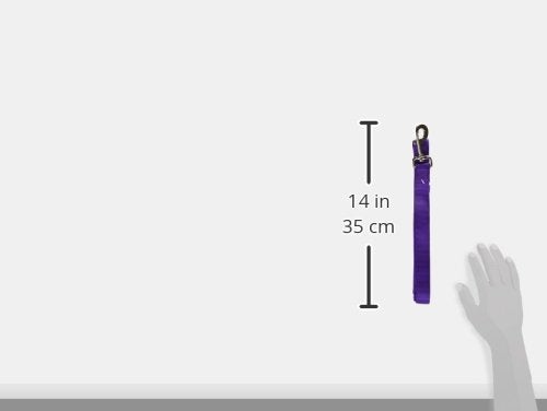 Hamilton Single Thick Deluxe Nylon Dog Leash with Swivel Snap, 1" by 6' Long, Purple - Image 3