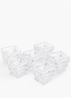 Pack of 6 Spiral Crystal Ice Cream Bowls