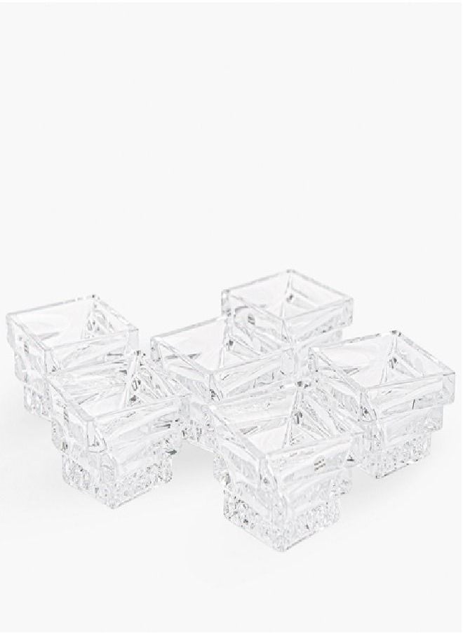Villeroy & Boch - Pack of 6 Spiral Crystal Ice Cream Bowls - Image 1