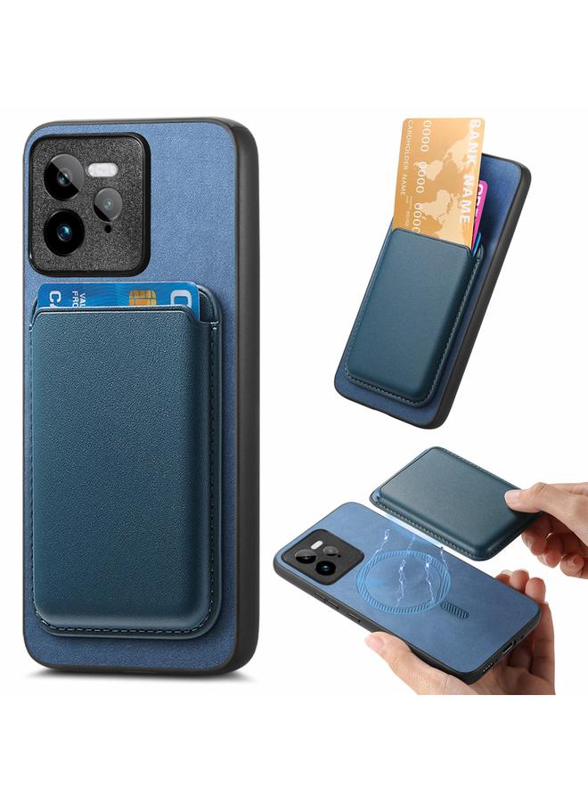 S-TOP Case For Realme GT7 Pro 5G Retro Magsafe Card Bag PU Back Cover Phone Case - Image 1