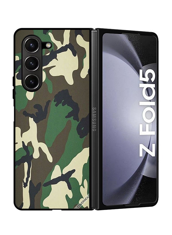Covernex Protective Case Cover For Samsung Galaxy Z Fold 5 Camouflage Pattern - Image 1