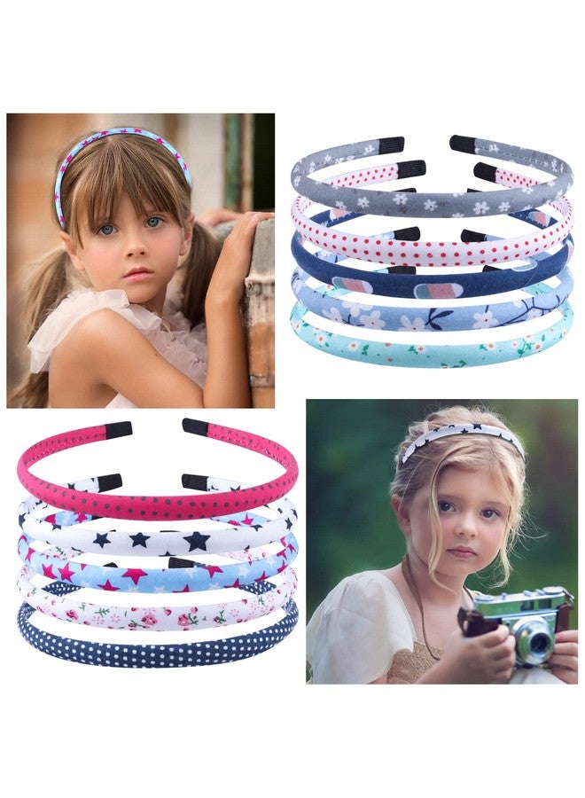 Candygirl Girls Headbands Plain For Kids Cloth Headbands For Girls Gifts Thin Hair Headbands For Toddler Cute Head Bands - Image 3