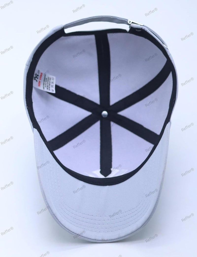 REFFER Unisex Baseball Caps, Comfortable, Stylish Design, Caps Branded with Adjustable Buckle, Summer caps for Men, Cricket Caps for Men, Gym Caps for Men, Sports Caps for Men Women - Image 5