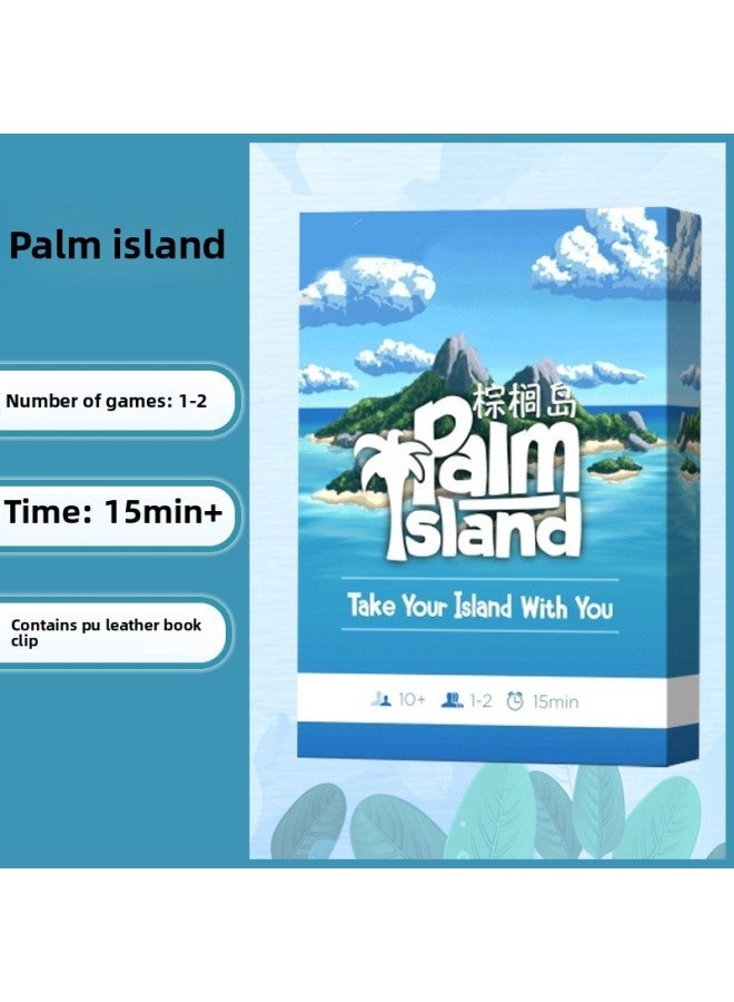 Intelligence Toys Children's Board Games Gifts Parent-child-Color:[plastic Waterproof] Palm Island - Image 1