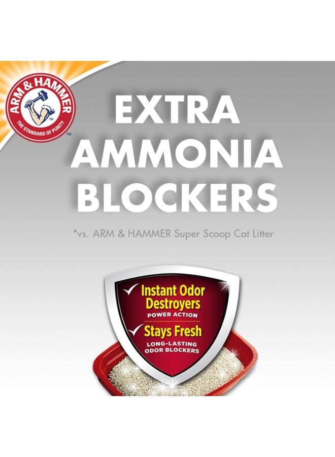 آرم آند هامر رمل فضلات القطط مالتي كات، تحكم فائق في الروائح، مع خاصية التنظيف السريع تعمل حتى عندما لا يمكنك التنظيف، يقضي على الروائح على الفور ويبقى منتعشا، 9.07 كجم - Image 3