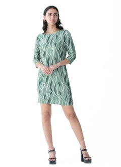 Modern Abstract Print Green Dress - pzsku/ZD240AD554C3F06701205Z/45/_/1726934050/04c18e82-eda9-4eac-afef-aadbdda2bd48