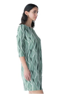 Modern Abstract Print Green Dress - pzsku/ZD240AD554C3F06701205Z/45/_/1726934057/50545d0d-77cb-4c58-80d3-e82582492acc