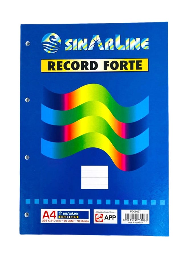 SINARLINE Record Forte White - 70 Sheets 
