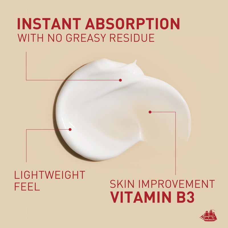 Old Spice لوشن يدين ووجه وجسم أولد سبايس للرجال لجميع أنواع البشرة، ترطيب خفيف الوزن على مدار 24/7 مع فيتامين B3، امتصاص فوري، عطر كريمة اللافندر والنعناع، 16 أونصة - Image 2