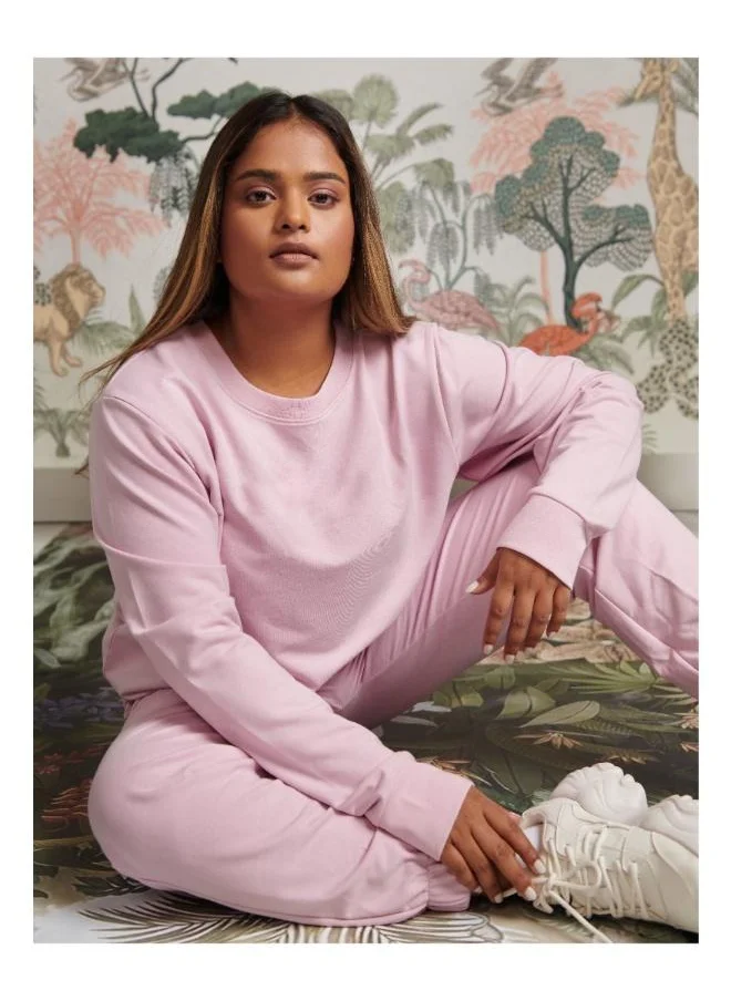 نسيسيرا Bamboo Terry Pink Travel Jogger Set
