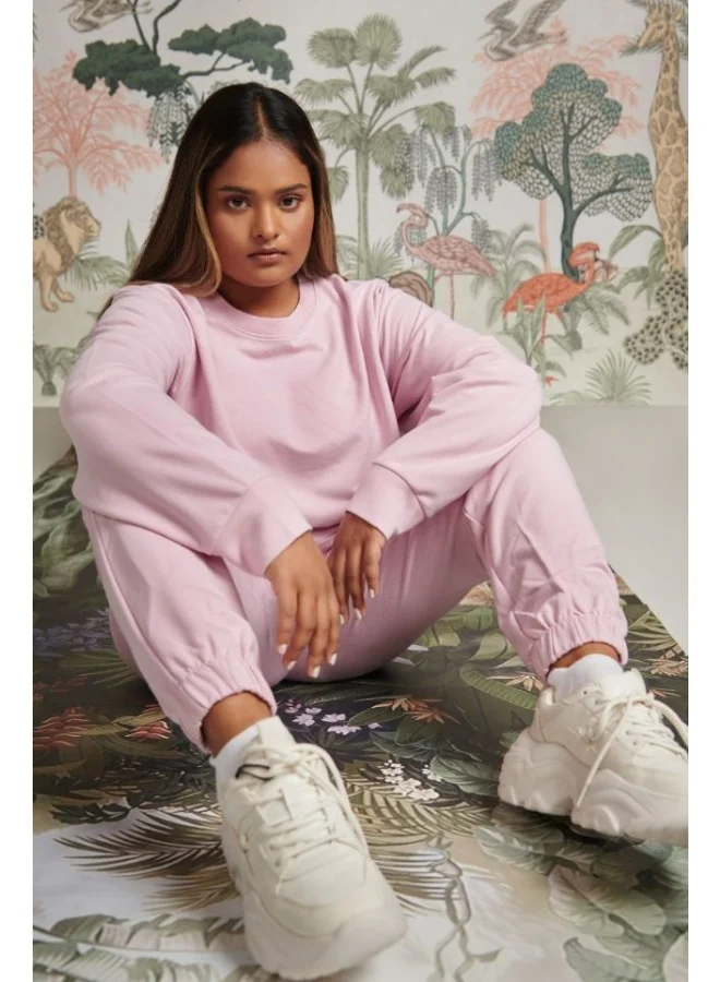 NeceSera Bamboo Terry Pink Travel Jogger Set