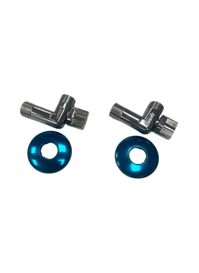 QUALITY - Durable 2-piece L-angle stop valve Reliable, corrosion-resistant and easy to install - ideal for a variety of home plumbing applications - Image 1