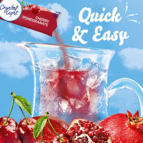 Crystal Light Sugar-Free Cherry Pomegranate Naturally Flavored Powdered Drink Mix 5 Count Pitcher Packets - Image 5