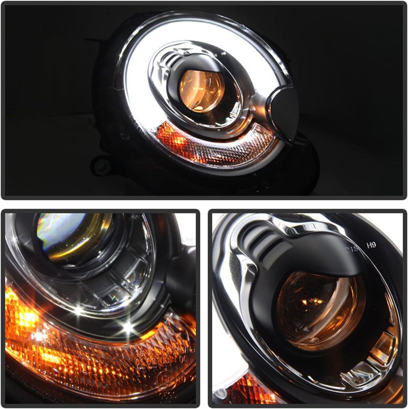Spyder Auto PRO-YD-CDE00-HL-BK Black Projector Headlight for GMC Sierra and Yukon Models - Image 2