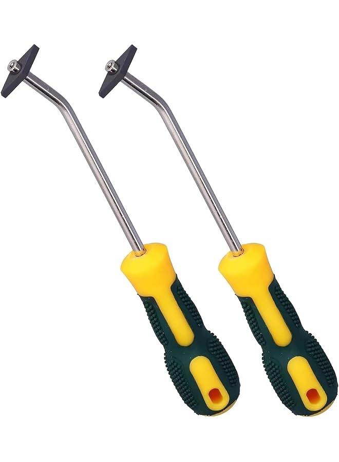 PROMASS promass 2 Set Grout Removal Tool with Detachable Tungsten Steel Blades, Grout Remover for Paint, Glue, Tile Grout Joint Cleaner Scraper, Soft-Grip Handle 