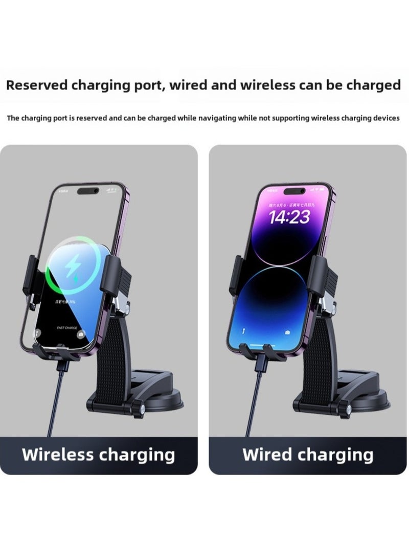 High quality car phone holder wireless fast charger strong stickness - Image 4