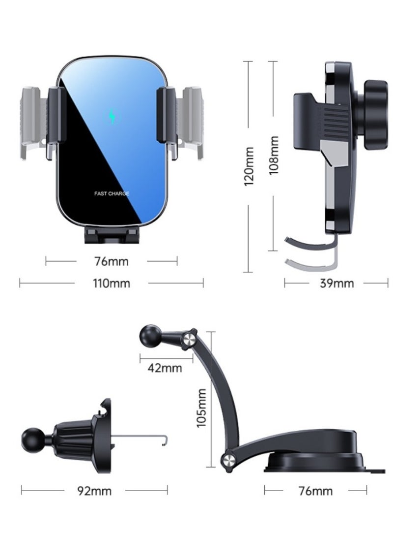 High quality car phone holder wireless fast charger strong stickness - Image 5