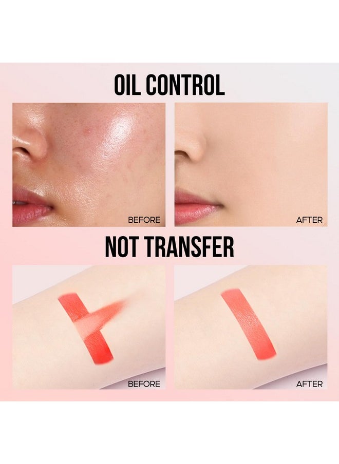 CARSLAN - Oil Control Pressed Setting Powder Compact, 12H Longlasting Translucent Powder Makeup, Waterproof Face Powder, 01 Light, 0.28Oz - Image 1