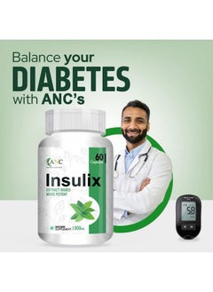 ANC Insulix Ayurvedic Blood Sugar Supplement, Natural Supplement With 11 Rare Herbs Promotes Healthy Digestion Heart Health, Helps Intestinal Glucose - (60 Capsules)  - Image 3