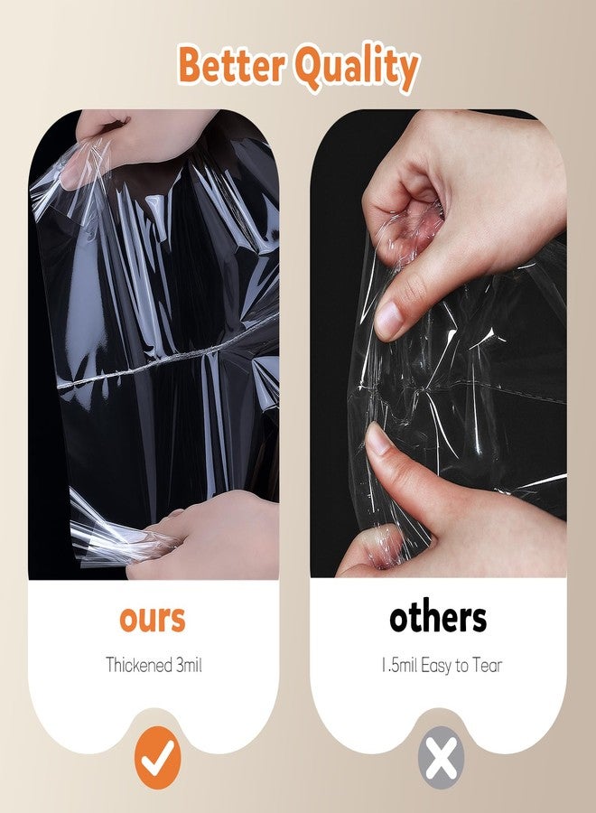 WIKDAY Cellophane Wrap for Gift Baskets 24x30 Inches 16 PCS Large Clear Gift Wrapping Plastic Bags with Ties for Gift Giving, Packaging Products - Image 5