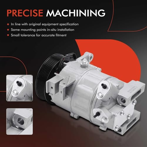 A-Premium Air Conditioner AC Compressor with Clutch Compatible with Nissan Altima (S Model) 3.5L 2013-2015, Altima (SR Model) 3.5L 2016-2017, VQ35DE - Image 5